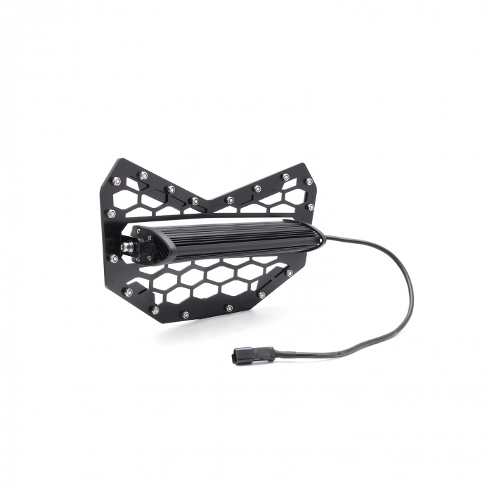 Grila radiator echipata cu proiector LED BAR compatibila MAVERICK X3 Cod: RZR-021 [7]