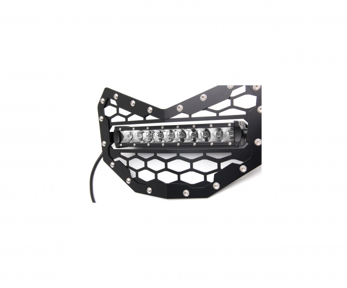 Grila radiator echipata cu proiector LED BAR compatibila MAVERICK X3 Cod: RZR-021 [4]
