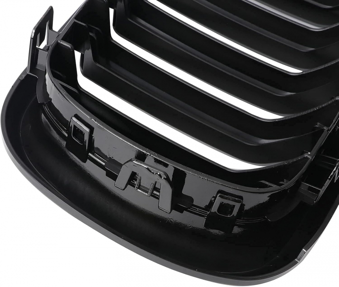 Grile duble pentru BMW X5 X6 F15 F85 F16 F86 2014+ Luciu Negru [7]