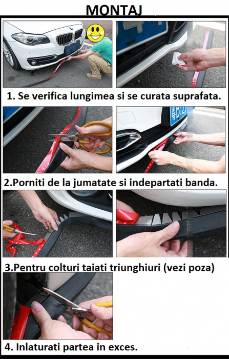 Prelungire bara din cauciuc - CARBON 2,5 metri [2]