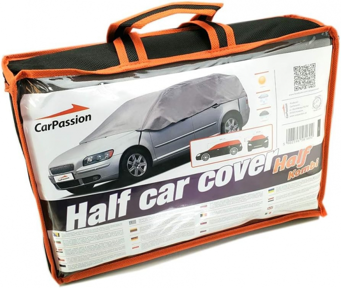 Husa auto CARPASSION Partial, 345 cm x 116 cm, gri [4]