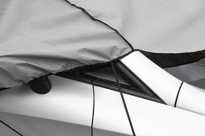 Prelata Husa auto Partial, M/L, 275 - 295 cm x 75 cm, gri [7]