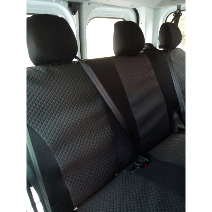 Set Huse auto dedicate Opel Vivaro 2014-2020  9 locuri FRACTIONATE. Calitate Premium [4]