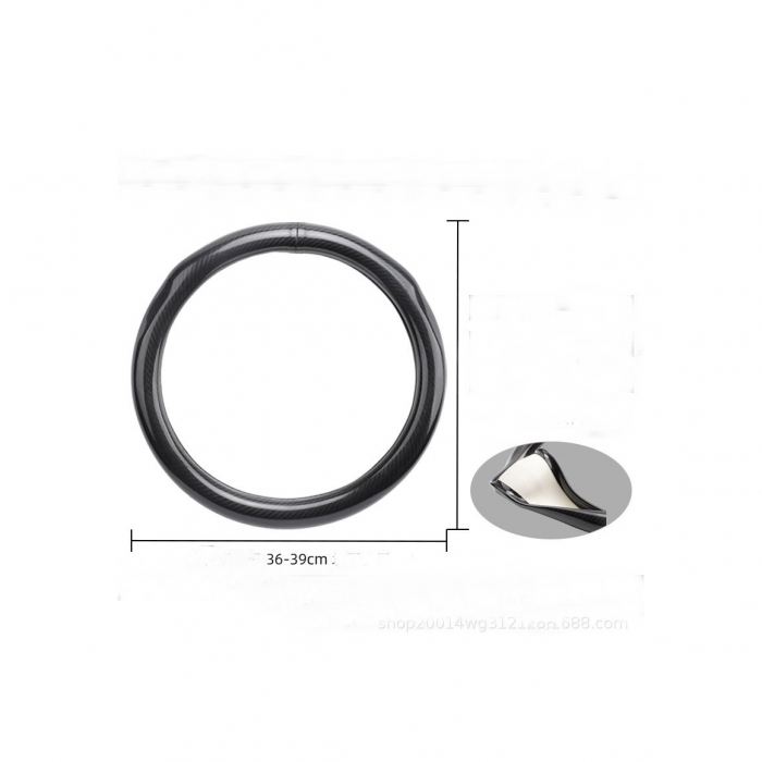 Husa volan carbon marime M Cod: F006 [2]