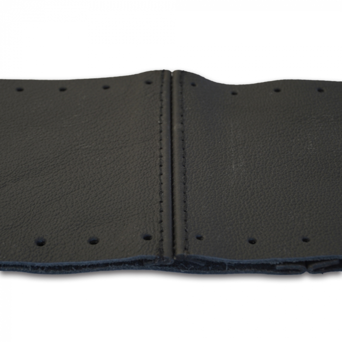 Husa Volan Cu Snur Piele Naturala Negru 36-39 Cm [2]