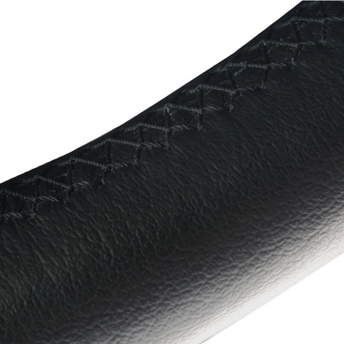 HUSA VOLAN CU SNUR PIELE NATURALA NEGRU 39-40 cm [2]