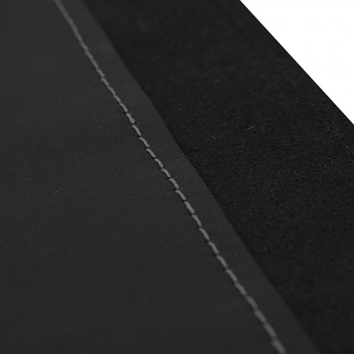 HUSA VOLAN CU SNUR PIELE NATURALA NEGRU 42-43 cm [4]