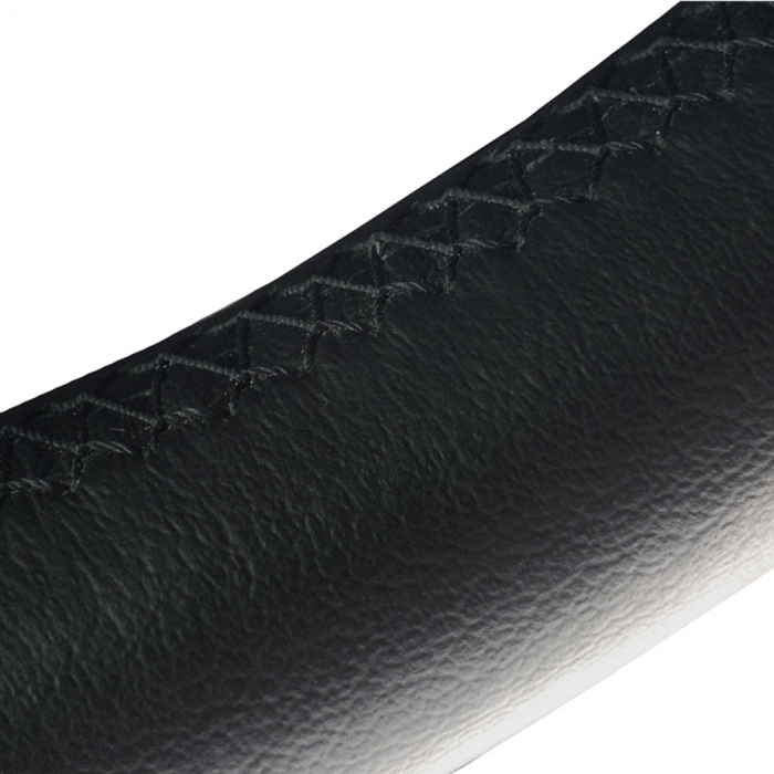 Husa Volan Cu Snur Piele Naturala Two Line Negru 37-39 Cm [2]