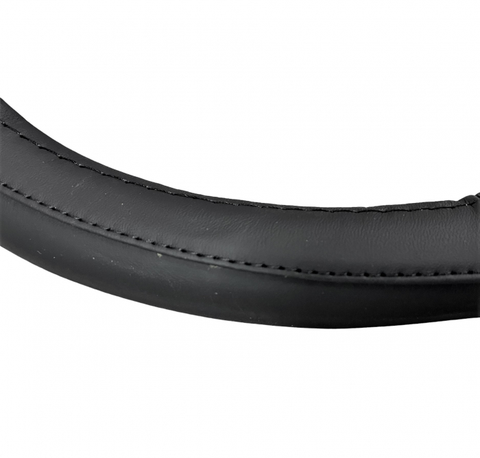 Husa volan din piele fara gaurele Diametru 37-38 cm culoare negru [2]