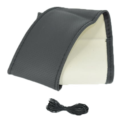 Husa volan imitatie piele K95LUX LATA 11.5cm marimea XXL cu ac si ata culoare negru [1]