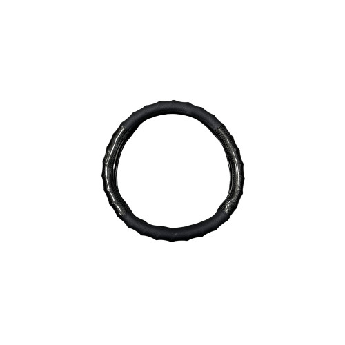 Husa volan imitatie piele si carbon marime M 38cm [1]