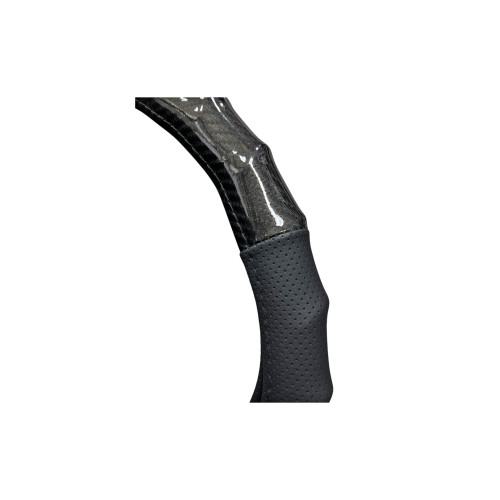 Husa volan imitatie piele si carbon marime M 38cm [3]