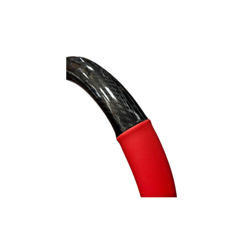 Husa volan imitatie piele si carbon marime M  38cm [2]