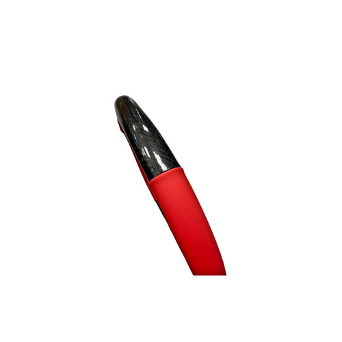 Husa volan imitatie piele si carbon marime M  38cm [3]