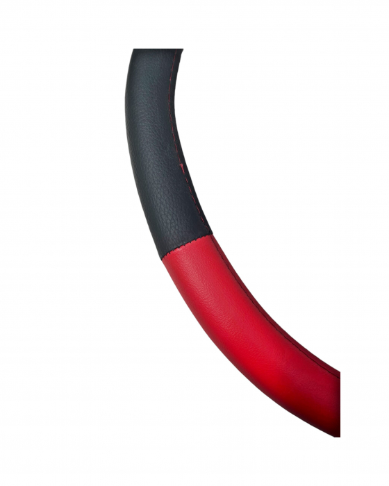 Husa volan marime M 38cm diverse culori Cod:T888 - Negru+Negru [7]