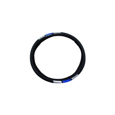 Husa volan marimea M , culoare Neagra si dunga diverse culori Cod: XSH5150 - Negru cu dunga Rosie [2]