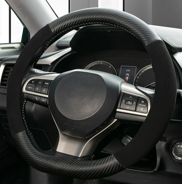Husa volan sport tesita Carbon dimensiune universală 37 - 38cm [6]