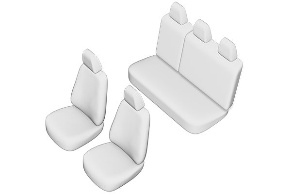 Set Huse scaune dedicate Dacia Logan Mcv 5 locuri Autentic (2013-2020) [18]