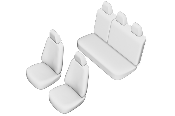 Set Huse scaune dedicate Dacia Sandero Stepway (2009-2012) [3]