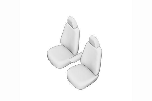 Set Huse scaune si cotiera dedicate Fiat Doblo (2010-2016) [2]