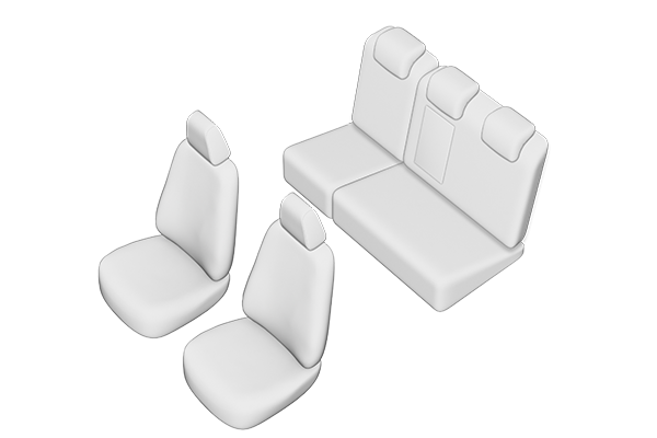Set Huse scaune dedicate Ford Focus II Hatchback (2005-2011) [2]