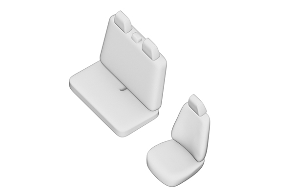Set Huse scaune Ford Transit (2+1) (2009-2011) [2]