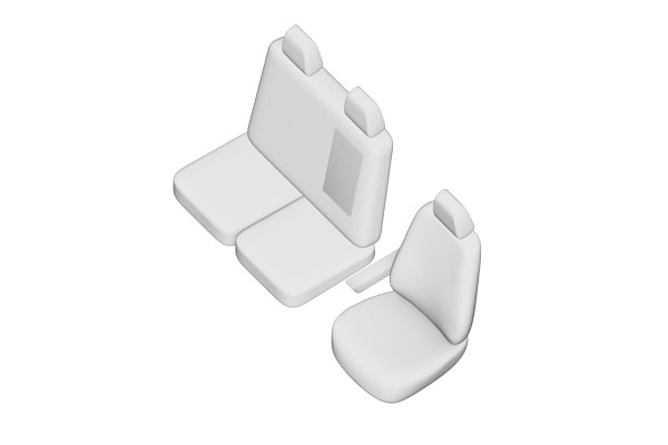 Set Huse scaune dedicate Iveco Daily (2015-2016)+husa pentru cotiera. [16]