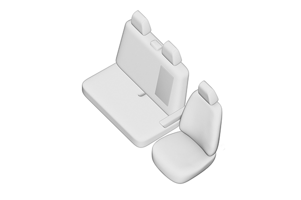 Set Huse scaune Mercedes Sprinter (2007-2018)+husa pentru cotiera [2]