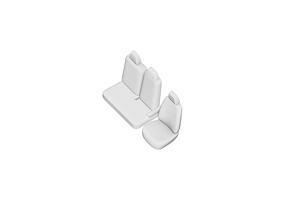 Set Huse scaune dedicate Renault Master (2+1)  (2010-2020) [1]