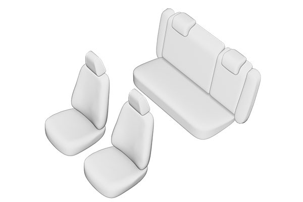 Huse scaun Skoda Octavia II Facelift 2010-2012 (bancheta fractionata) (fara cotiera spate) [17]