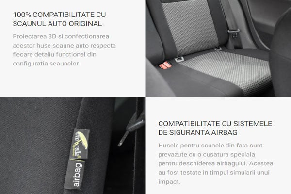 Huse scaun Volkswagen Caddy (1+1), (2004-2011) Originale [2]