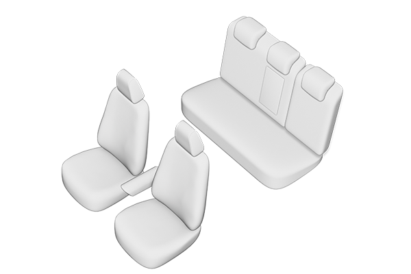 Set Huse scaune dedicate  Volkswagen Golf 6 (2009-2013) + 2 huse pentru cotiere [2]