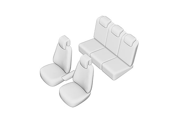 Set Huse scaune dedicate Volkswagen Passat (2015-) [2]