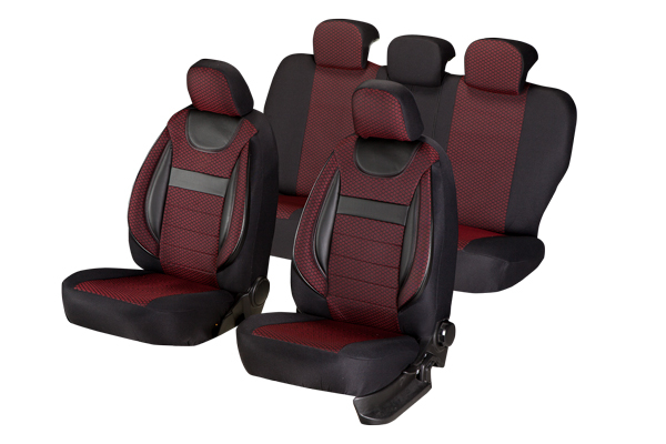 Huse scaune auto AUDI A4 B6/B7 (2000 - 2007) Piele ecologica + Textil [1]