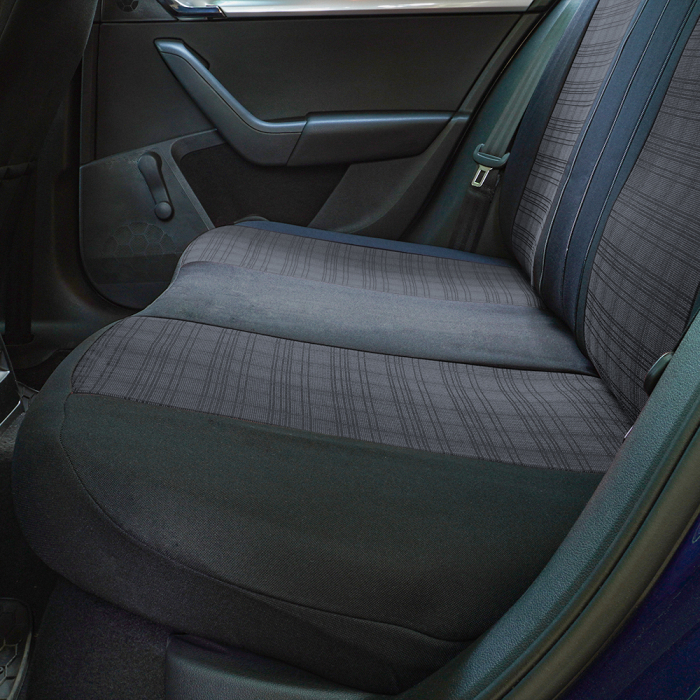 Set  Huse scaune auto VW T-ROC (2019-2024) Luxury  Piele ecologica + Textil [4]
