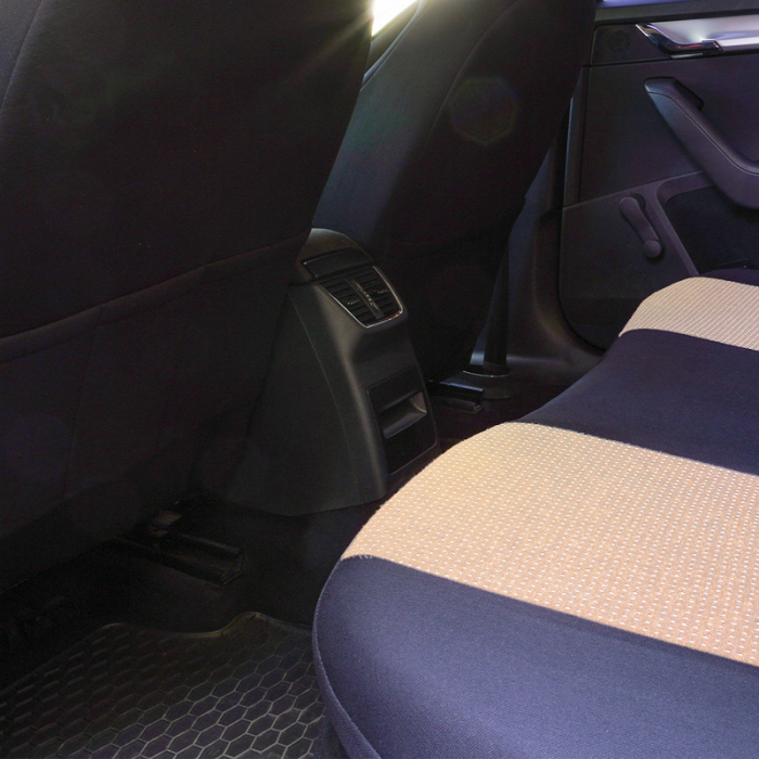 Huse scaune auto cu insertii de piele ecologica SEAT Cordoba 2000 -2009 BEJ [5]