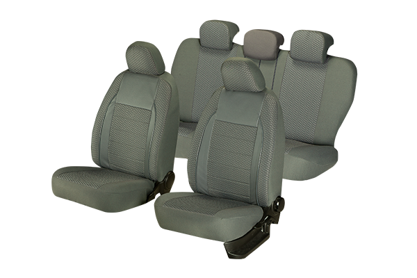 Huse scaune auto dedicate Seat Leon 2013 - 2019 Premium cu insertii piele [2]