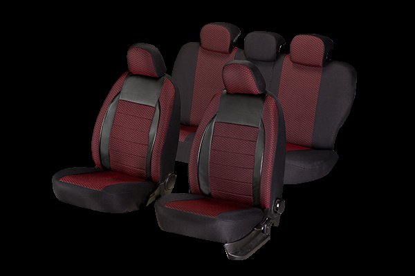 Huse scaune auto dedicate Seat Leon 2013 - 2019 Premium cu insertii piele [3]