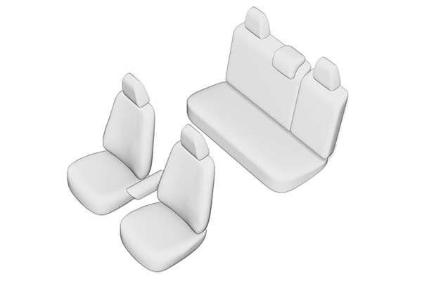 Huse scaune Dacia Sandero 2020-2023 (bancheta fractionata) [18]