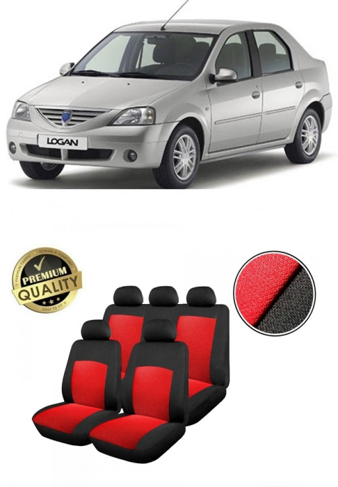 Huse Scaune Dedicate Dacia Logan I 2004-2012, Rosu [1]