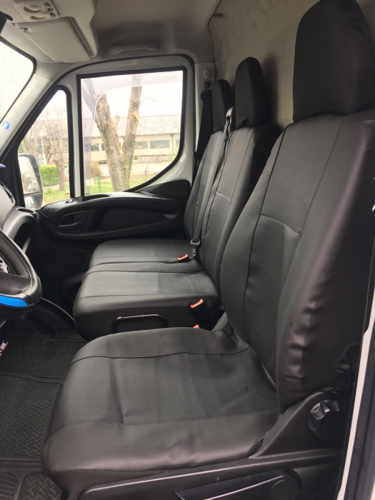 Huse scaune din piele Iveco Daily 3 locuri 2+1 (2018 - 2024) [4]
