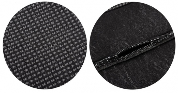 Huse scaune din piele si textil VW Crafter 3 locuri 2+1 (2005 - 2019) [4]
