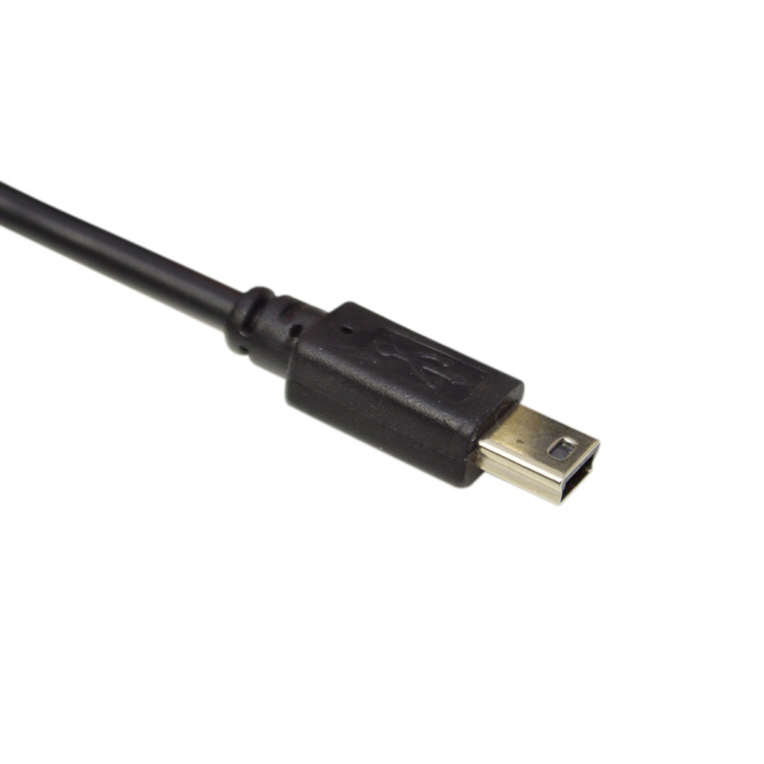 Incarcator auto PNI cu mufa mini USB 12V/24V - 5V 1.5A, pentru DVR auto, lungime cablu 3.5m [1]