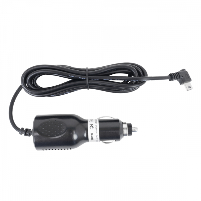 Incarcator auto PNI cu mufa mini USB 12V/24V - 5V 2A, pentru GPS, lungime cablu 190 cm [4]