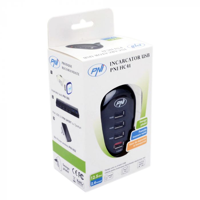 Incarcator USB PNI HC41 pentru telefoane, tablete, aparate foto [3]