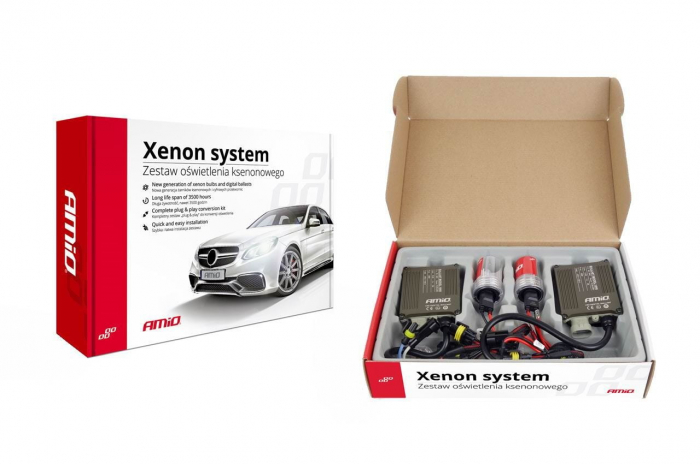 Instalatie xenon H7 12-24V 4300K balast 1068 Canbus Amio [1]