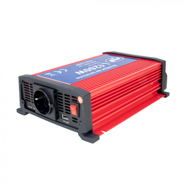 Invertor de tensiune PNI L1200W alimentare 12V iesire 230V [4]