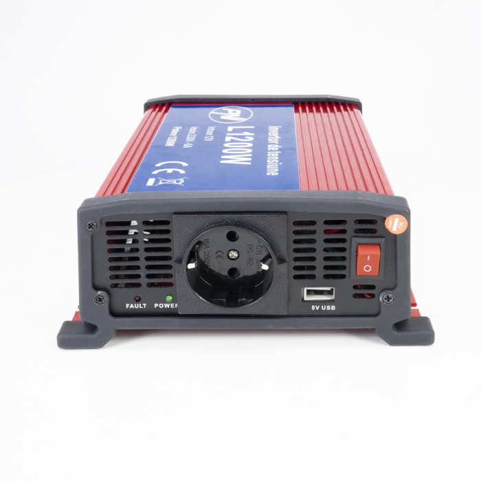 Invertor de tensiune PNI L1200W alimentare 12V iesire 230V [3]