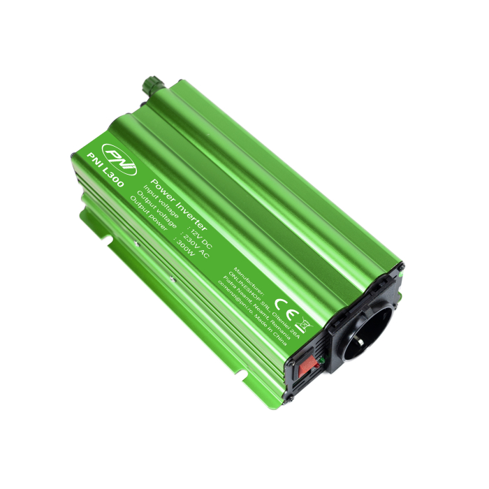 Invertor de tensiune PNI L300 alimentare 12V iesire 230V 300W [1]