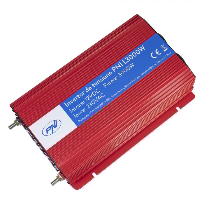 Invertor de tensiune PNI L3000W alimentare 12V iesire 230V [10]